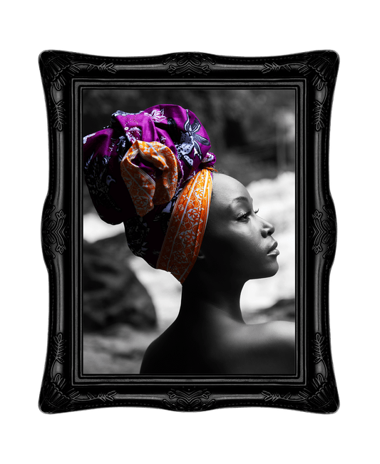 Birds and Borders - Wraps N Raps Headwraps