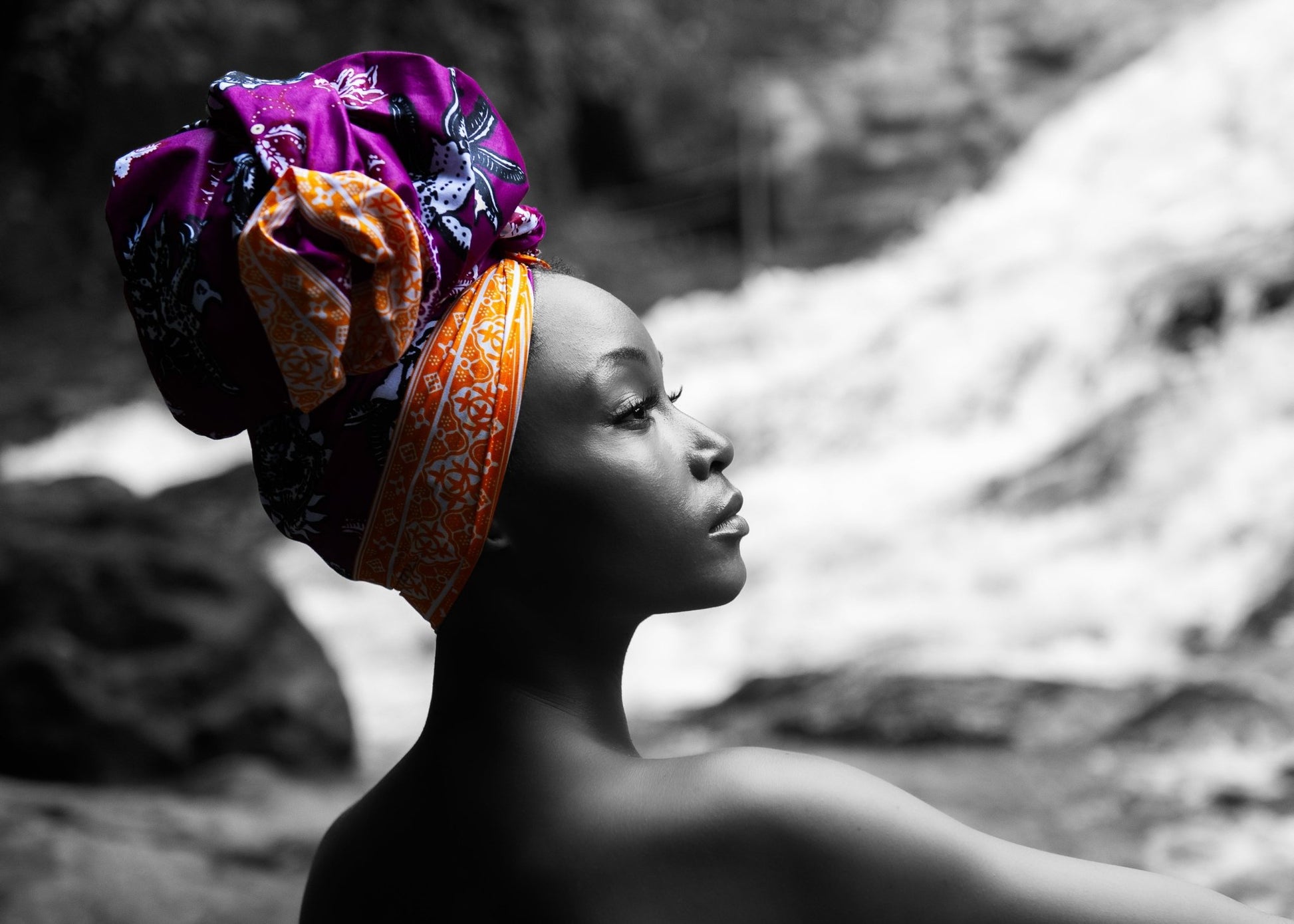 Birds and Borders - Wraps N Raps Headwraps